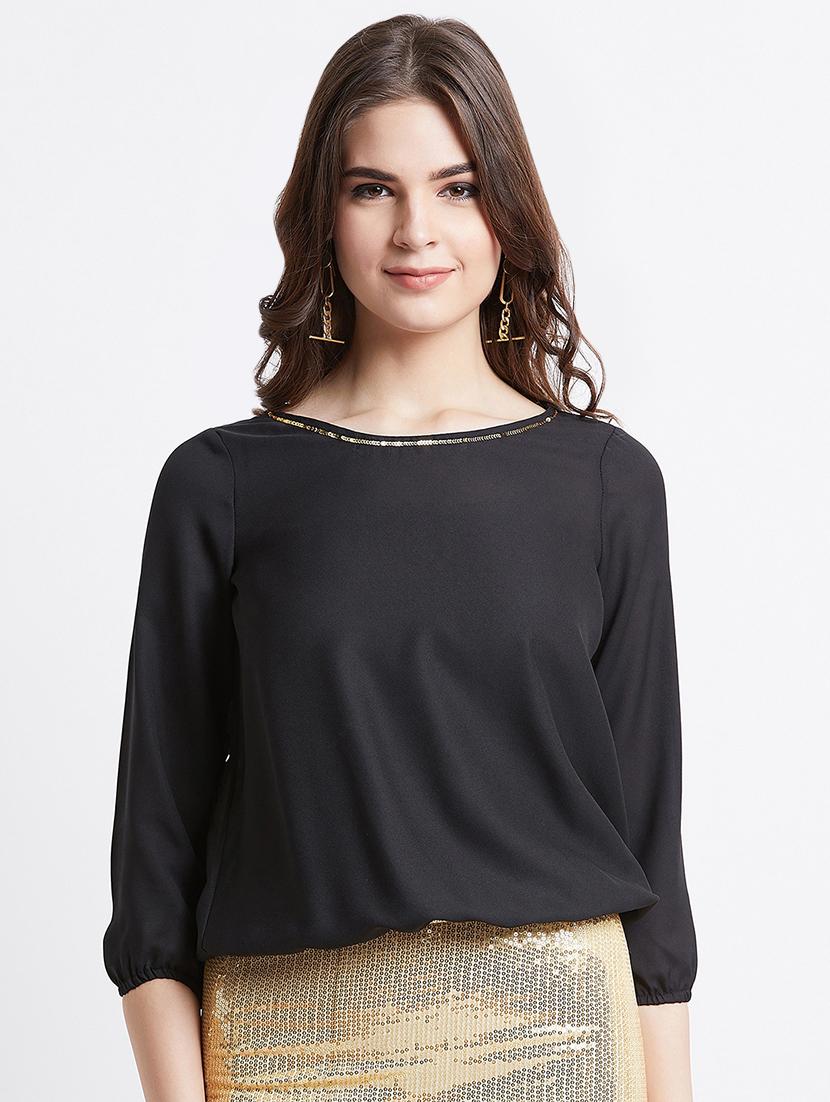 women's straight boat neck top - 16496882 -  Zoom Image - 0