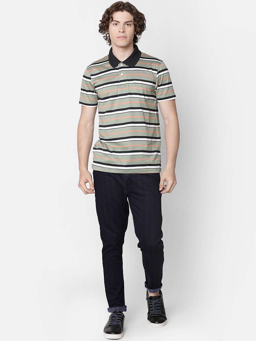 green striped pocket t-shirt - 16497900 - Standard Image - 3