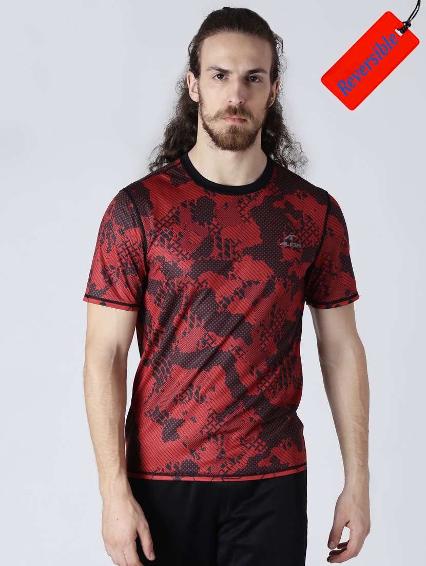 red printed t-shirt - 16499633 -  Zoom Image - 0