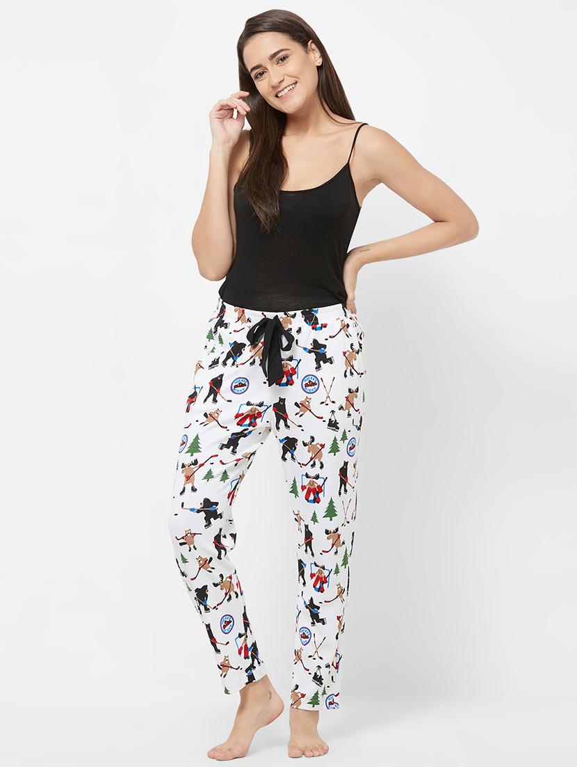 drawstring waist quirky pajama - 16501032 - Standard Image - 3