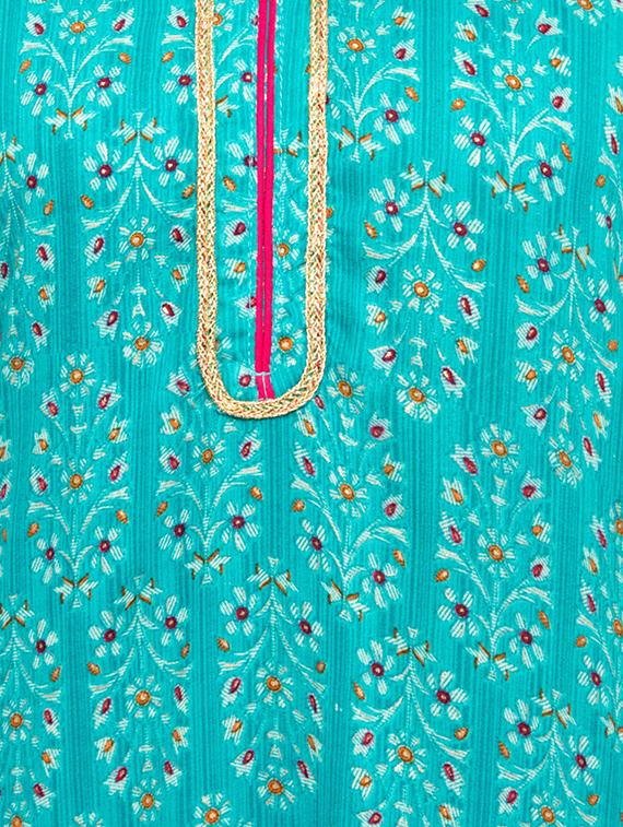printed kurta sharara set - 16501041 - Standard Image - 3