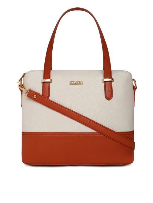 tan leatherette (pu) handbag - 16502374 -  Standard Image - 0