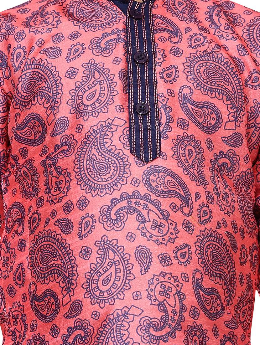 pink cotton kurta set - 16503681 -  Standard Image - 3