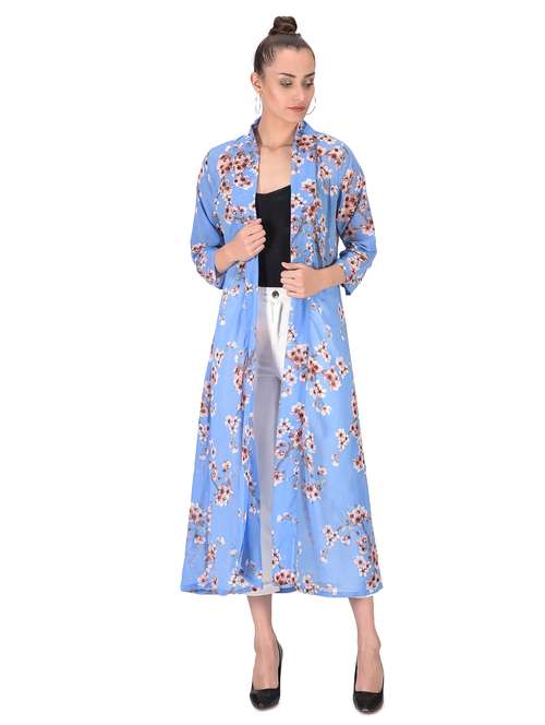 floral printed long shrug - 16504576 -  Standard Image - 0
