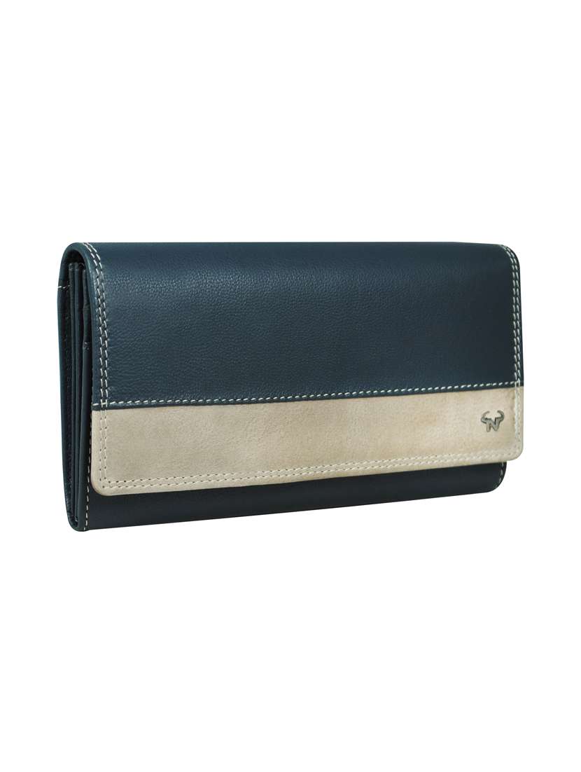 blue leather wallet - 16506010 -  Standard Image - 3