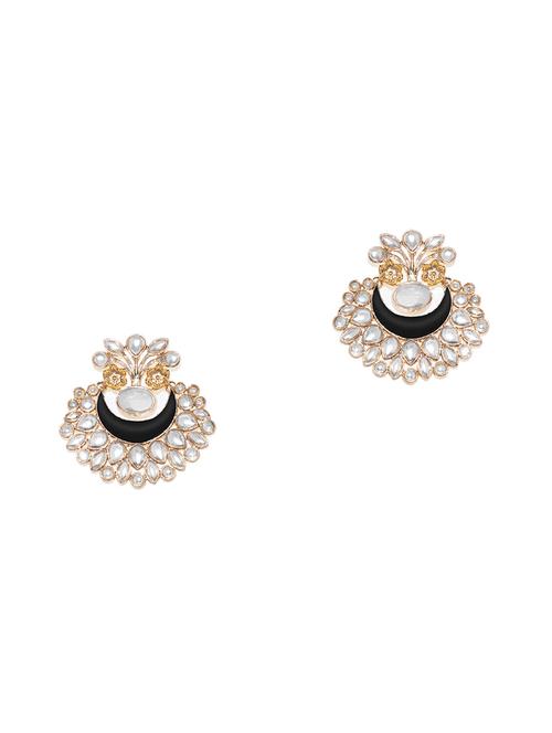 gold metal chandballi earring - 16506573 -  Standard Image - 0