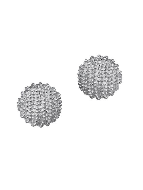 grey plastic studs earring - 16506618 -  Standard Image - 0