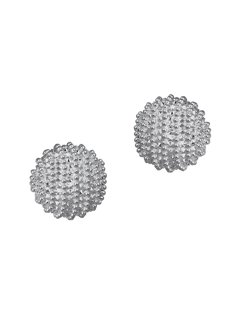 grey plastic studs earring - 16506618 -  Zoom Image - 0