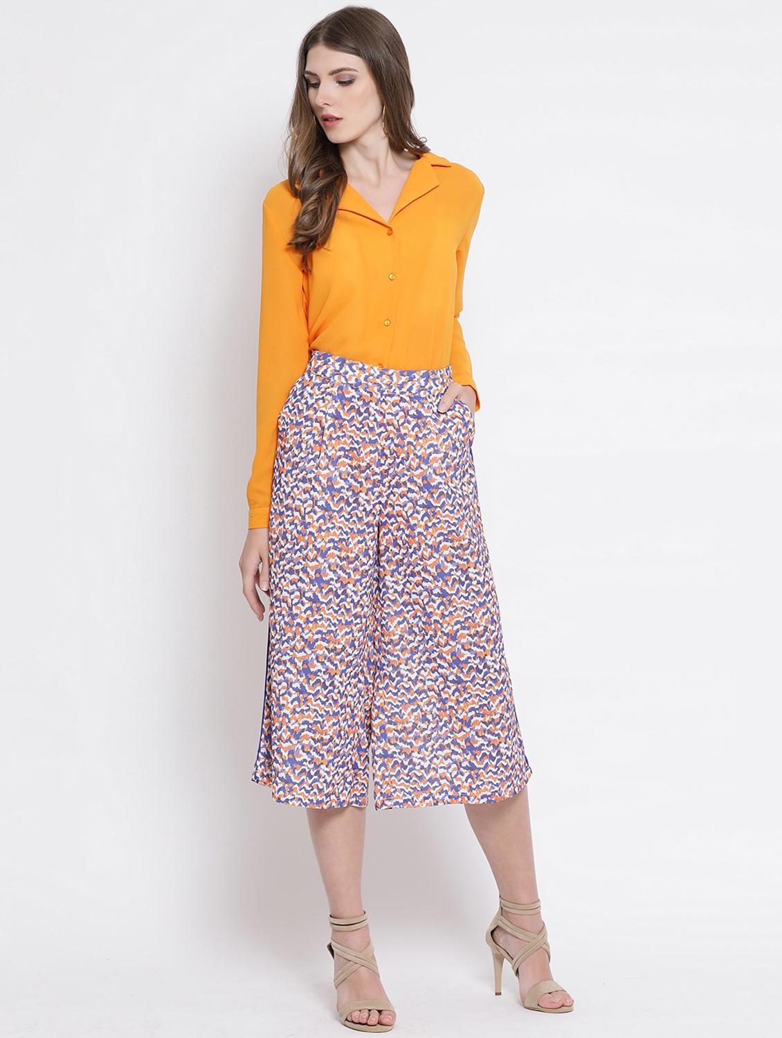 high rise abstract culotte - 16506732 - Standard Image - 3