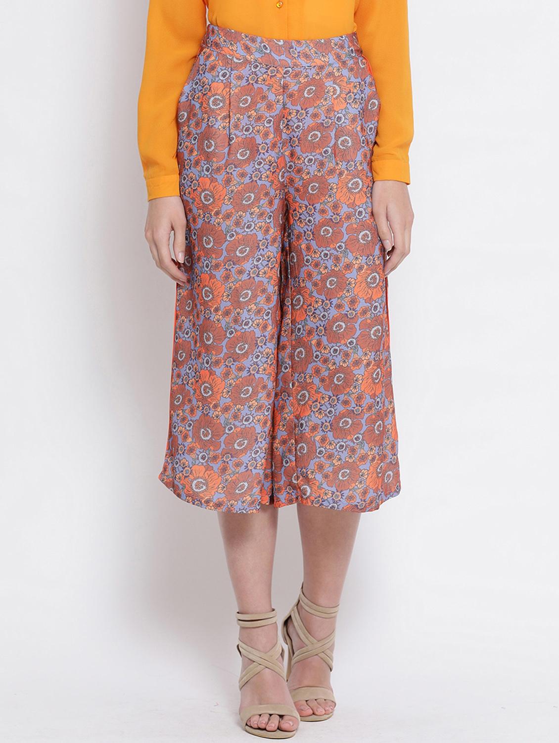 high rise floral culotte - 16506734 - Zoom Image - 0