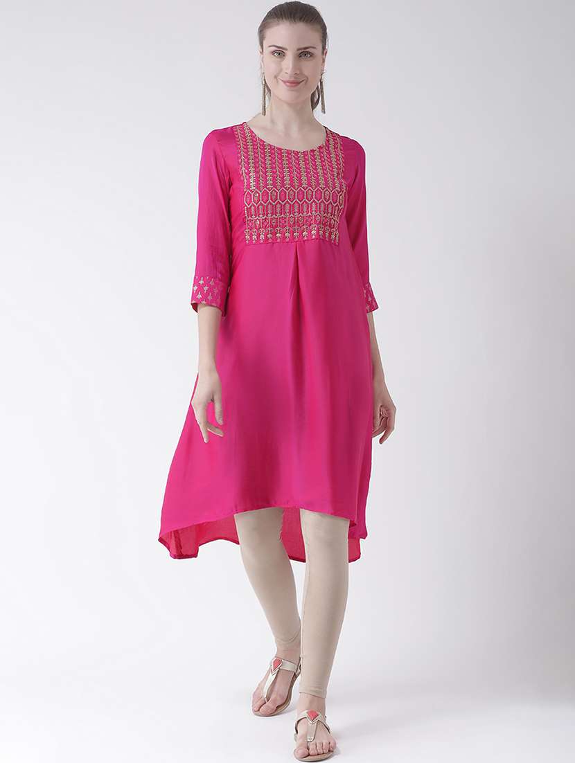 women's asymmetric kurta - 16511017 -  Zoom Image - 0