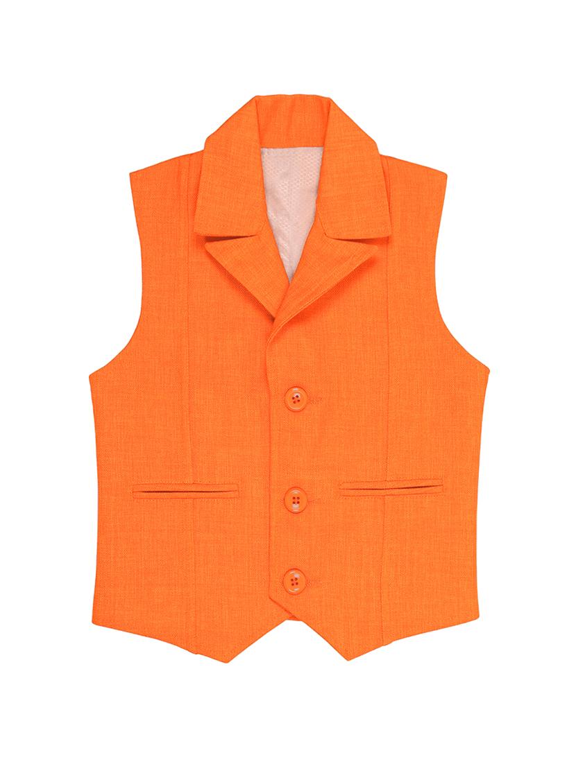 orange jute waistcoat - 16512039 - Zoom Image - 0