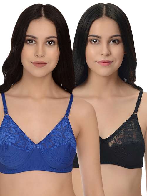 set of 2 floral patch bra - 16516269 -  Standard Image - 0