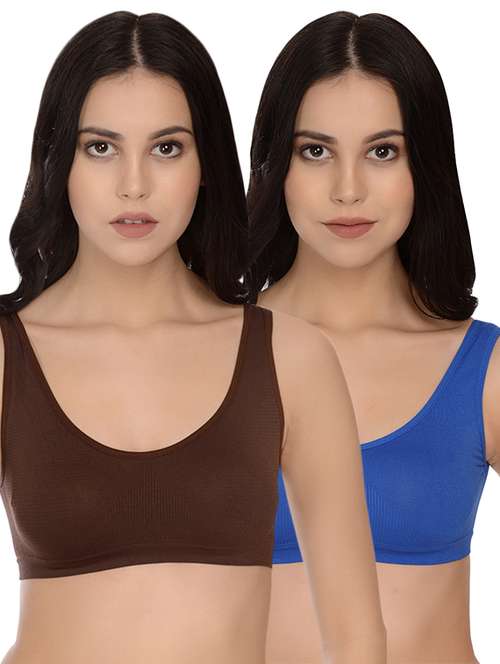 set of 2 solid beginners bra  - 16516280 -  Standard Image - 0