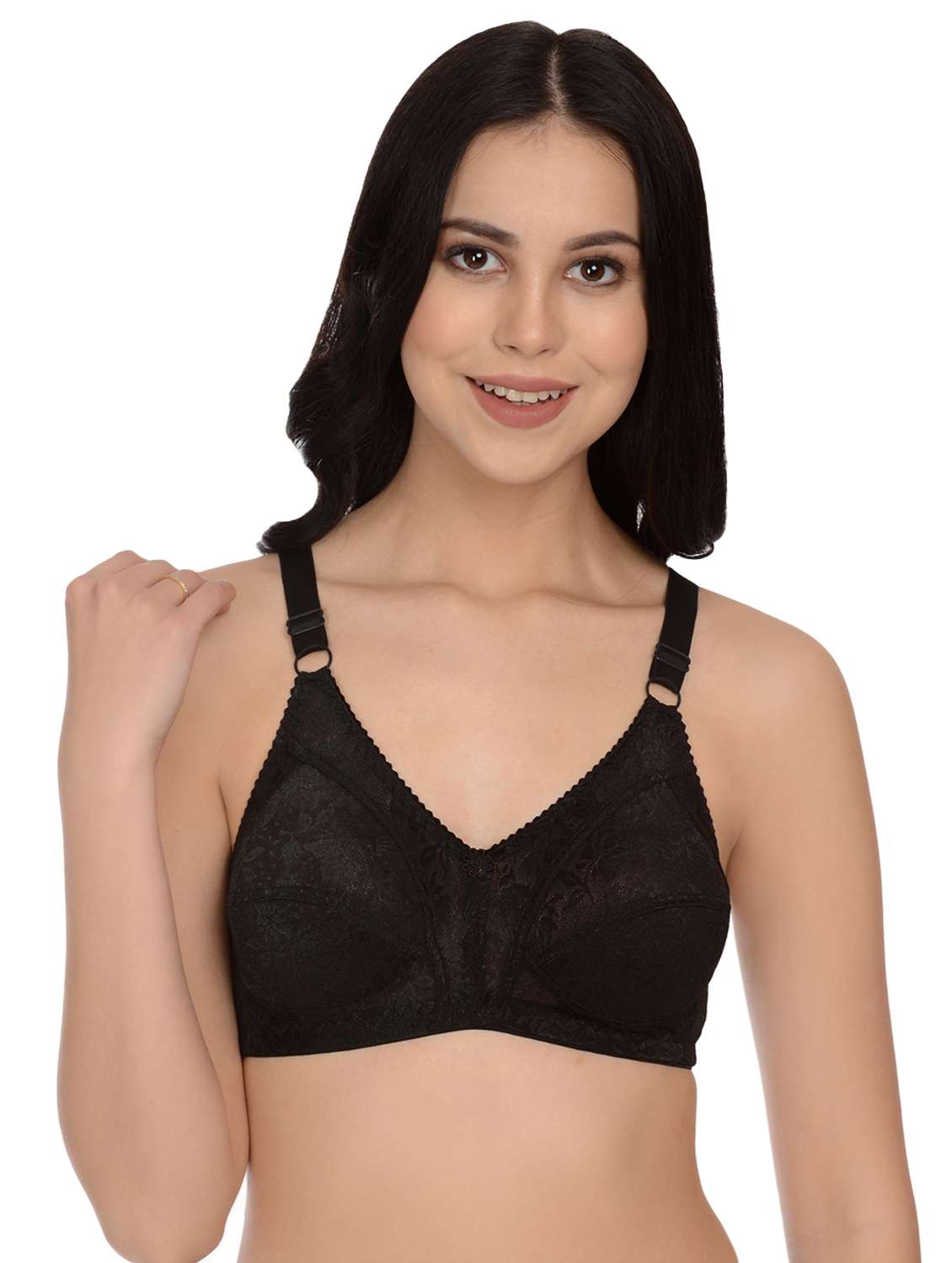 set of 3 floral patch bra - 16516304 -  Standard Image - 3