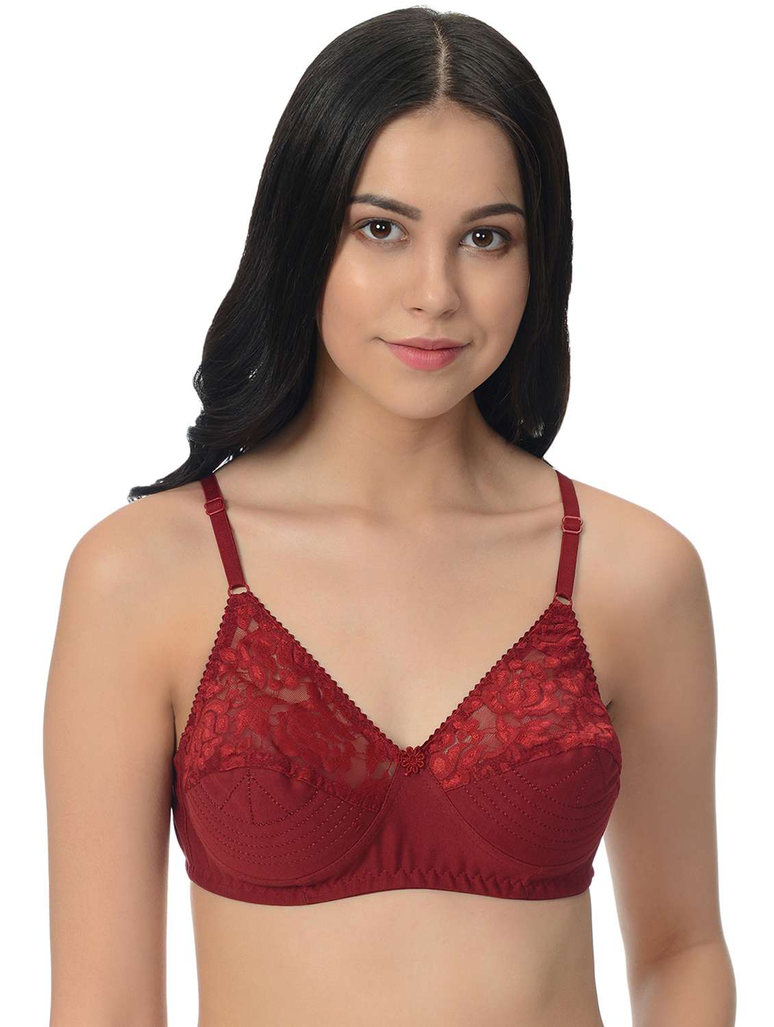 set of 3 floral patch bra - 16516309 -  Standard Image - 5