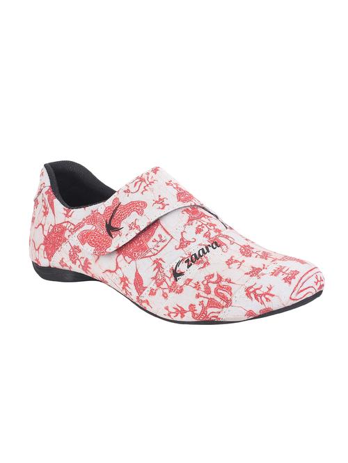 kzaara red canvas slipons - 16518083 -  Standard Image - 0