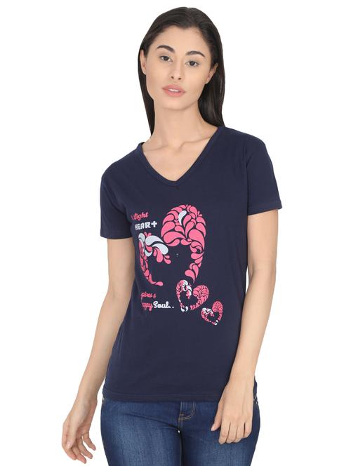 v neck graphic tee - 16519718 -  Standard Image - 0