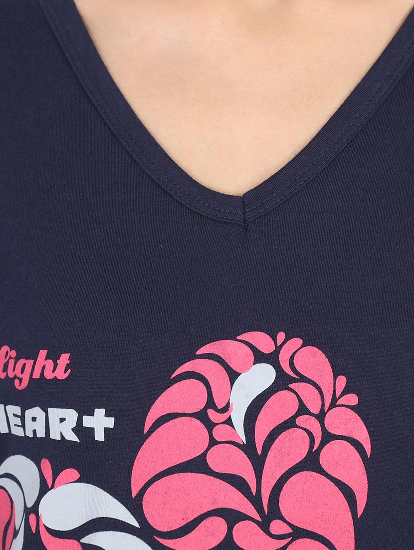 v neck graphic tee - 16519718 - Standard Image - 3