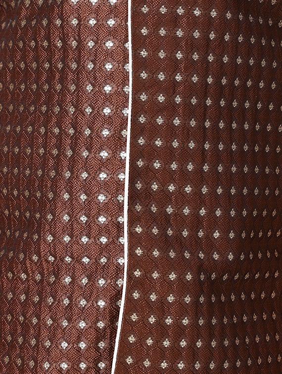 brown silk sherwani suit set - 16521348 - Standard Image - 3