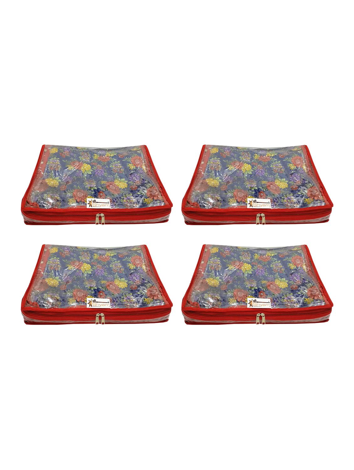 set of 4 red silk utility bag - 16523311 -  Zoom Image - 0