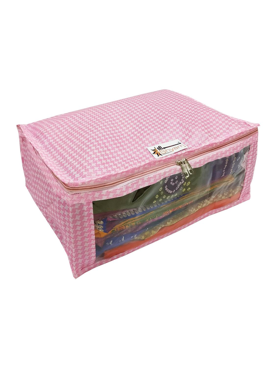 set of 8 pink silk utility bag - 16523322 - Standard Image - 3