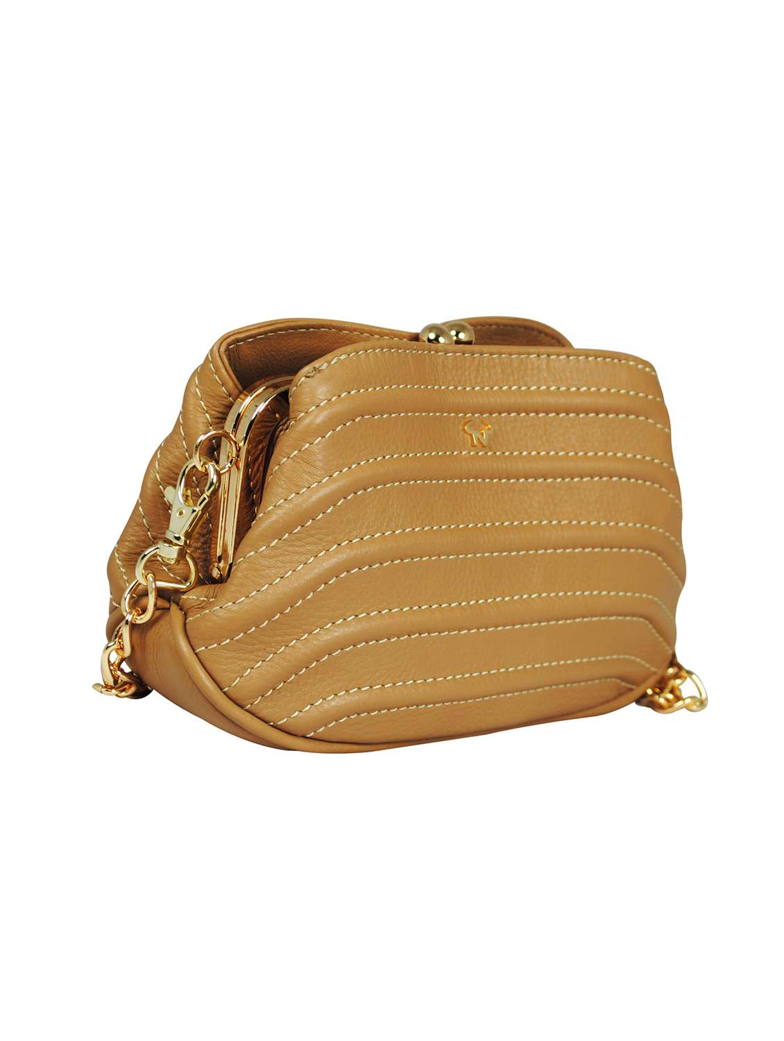 beige leather sling bag - 16526367 -  Standard Image - 3