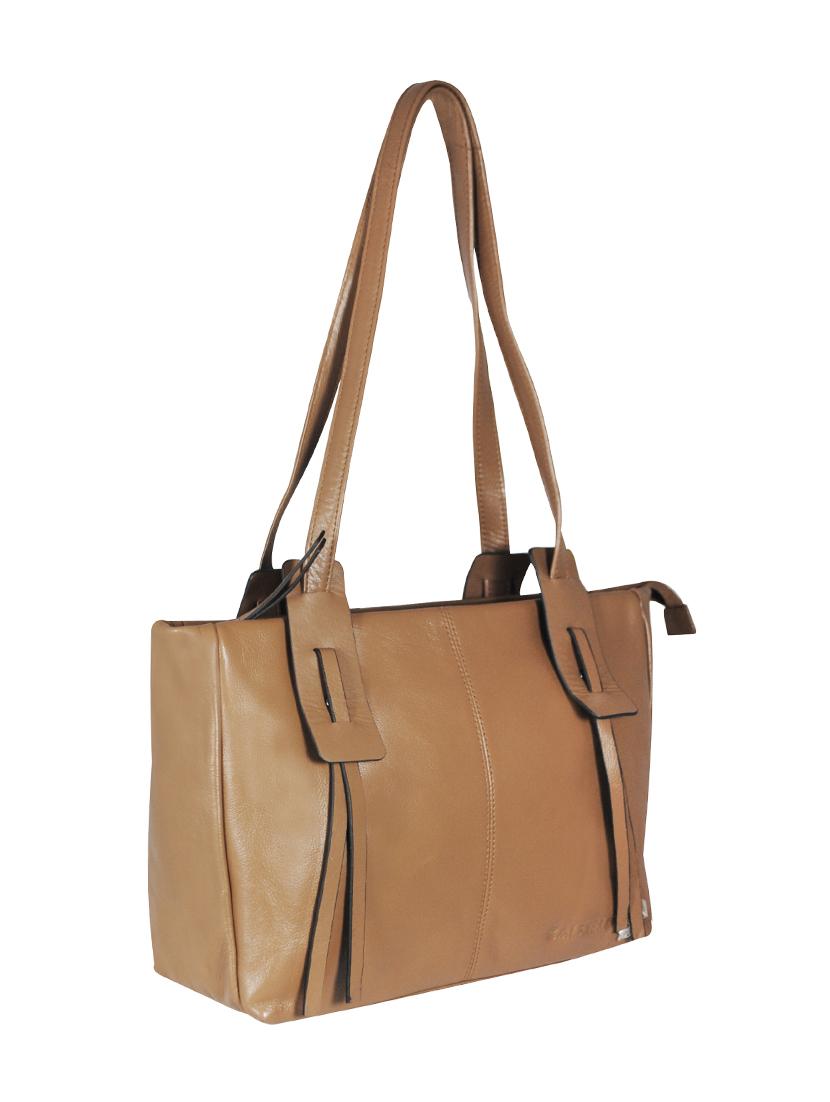 beige leather handbag - 16526413 - Standard Image - 3