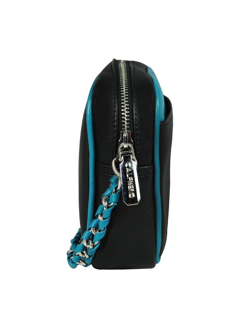 black leather sling bag - 16526431 - Standard Image - 3