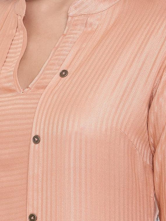 stripes straight kurta - 16526943 - Standard Image - 3