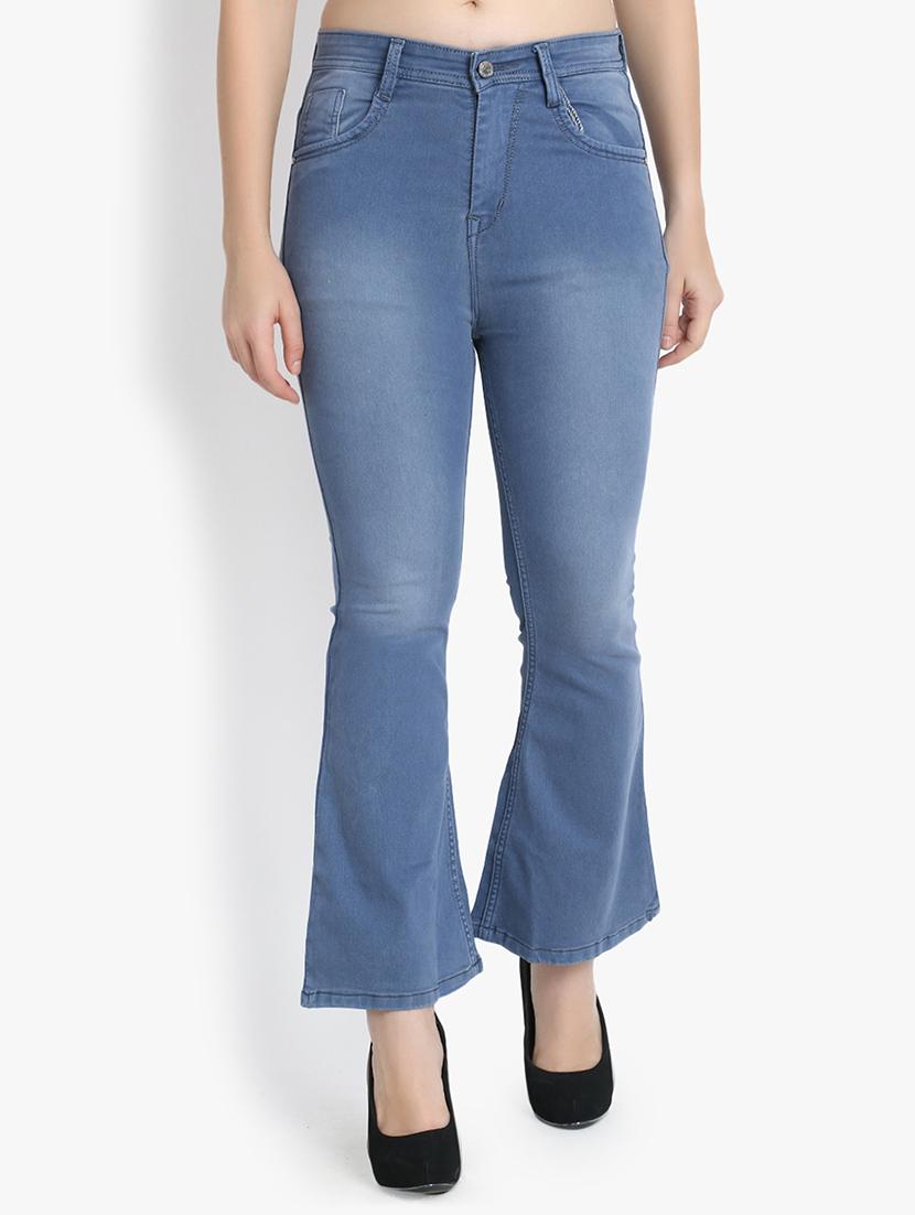 mid rise bell bottom jeans - 16529212 - Zoom Image - 0