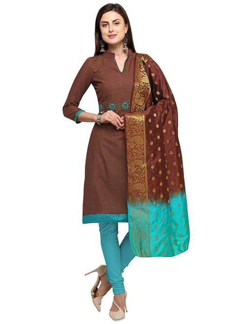 churidaar unstitched suit - 16530447 -  Standard Image - 0