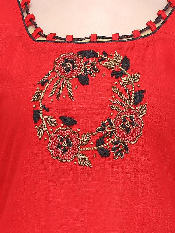 embellished unstitched suit - 16530448 - Standard Image - 3