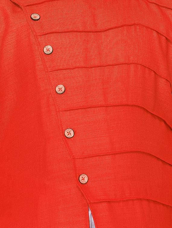 orange cotton kurta pyjama set - 16530659 - Standard Image - 3