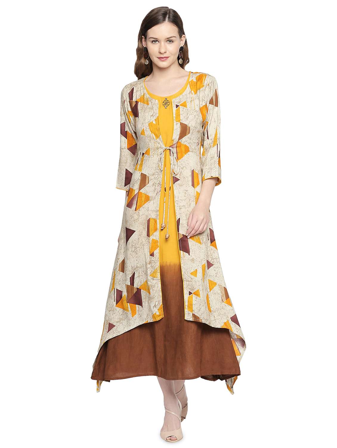 limeroad layered kurtis