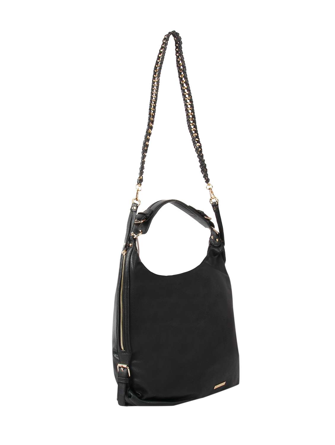 black leatherette (pu) handbag - 16531185 -  Standard Image - 3