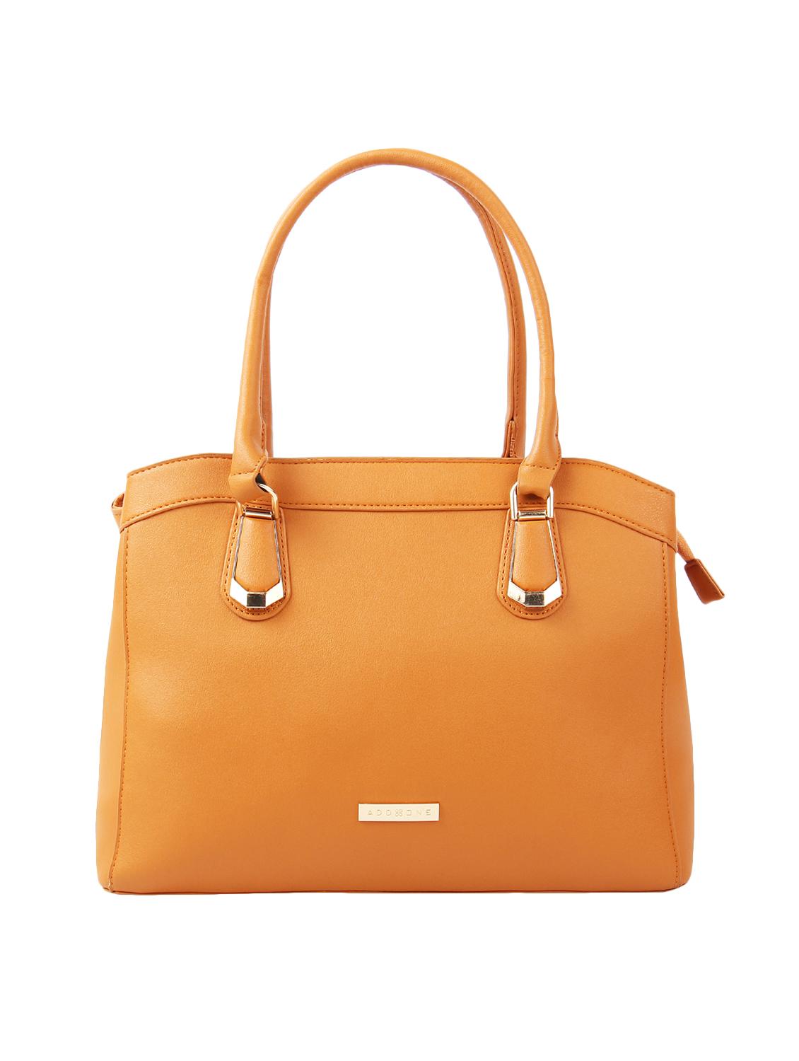 tan leatherette (pu) regular tote - 16531194 -  Zoom Image - 0
