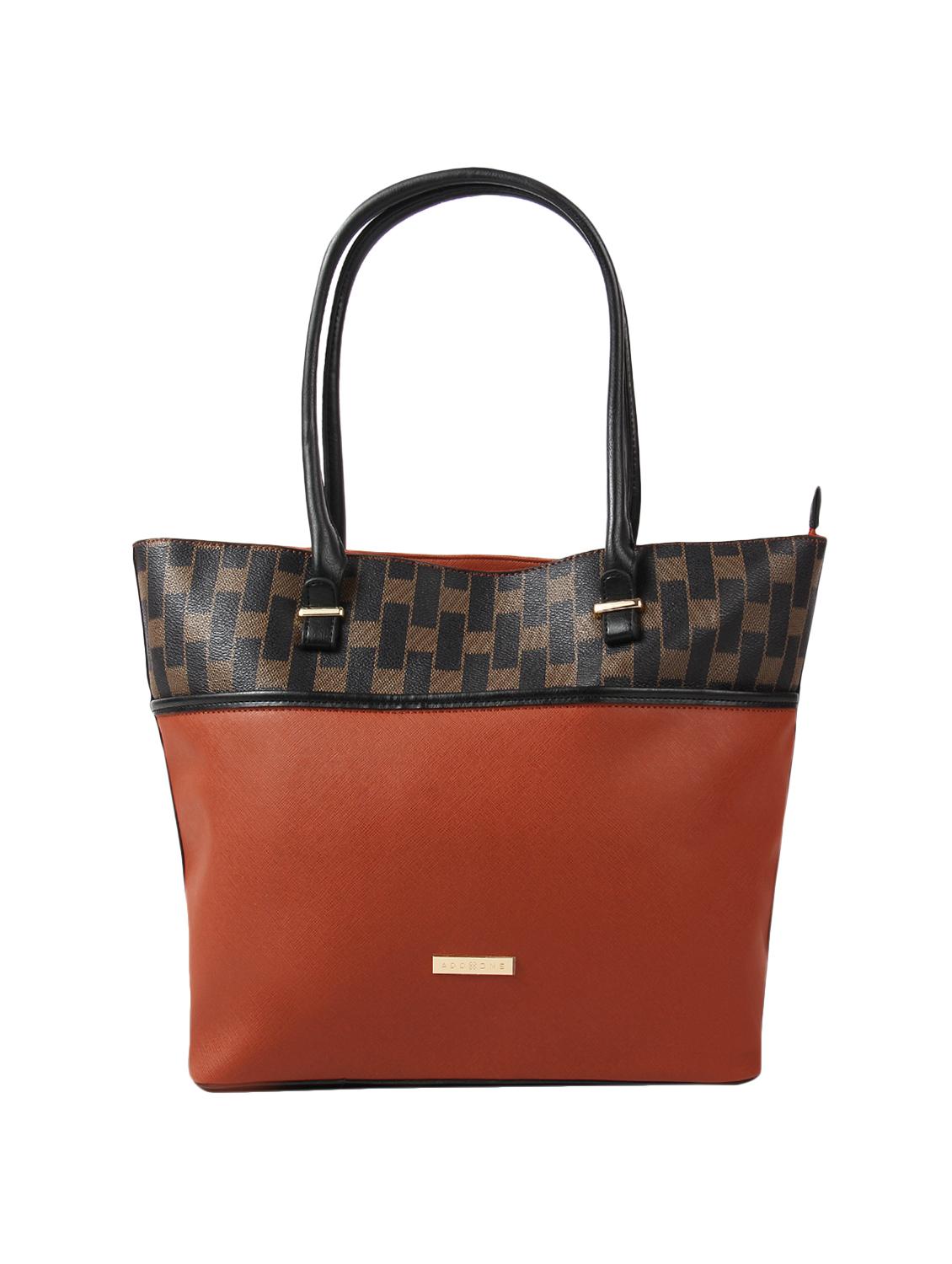 tan leatherette (pu) regular tote - 16531195 -  Zoom Image - 0