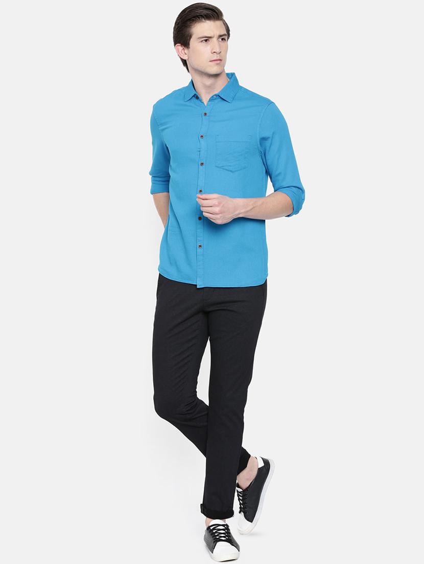 black textured chinos - 16531399 - Standard Image - 3