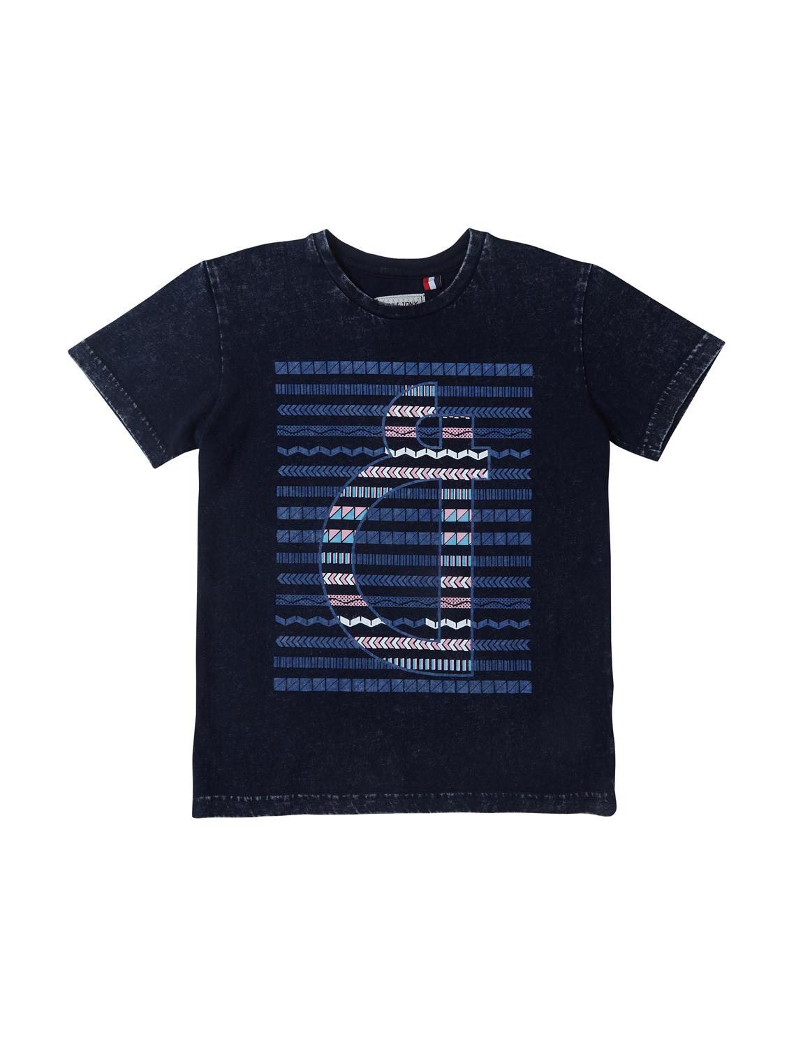 navy blue cotton tshirt - 16532945 - Zoom Image - 0