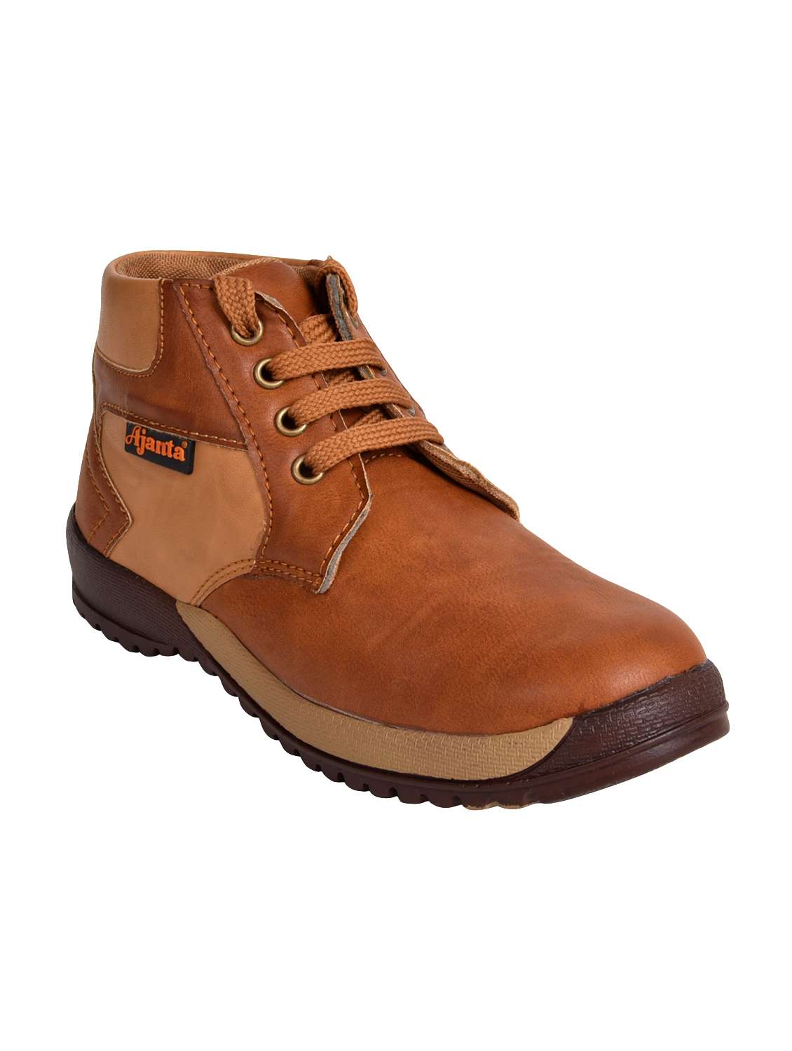 Buy online Brown Leatherette Boot from casual shoes for Women by
