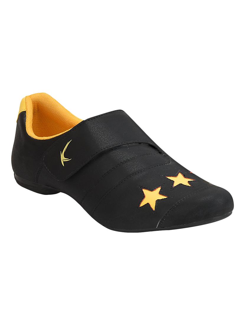 kzaara black leatherette slipons - 16539674 -  Zoom Image - 0