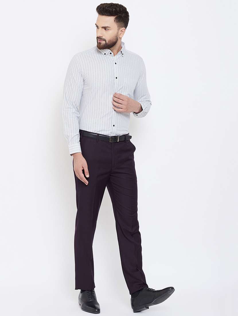 white striped formal shirt - 16539752 -  Standard Image - 3