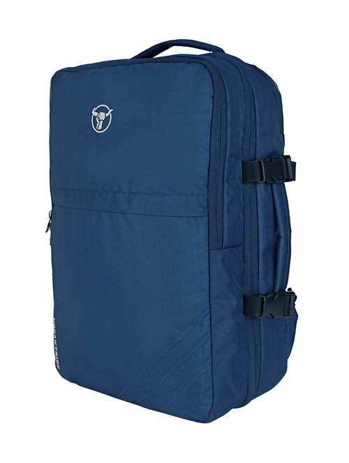 blue polyester laptop backpack - 16543447 - Standard Image - 0