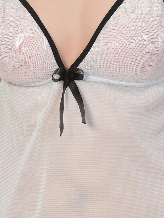 set of 2 laced babydoll - 16544522 - Standard Image - 8