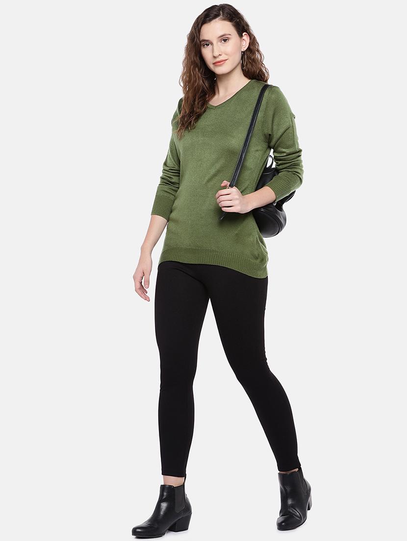 v neck long sleeved pullover - 16545346 - Standard Image - 3