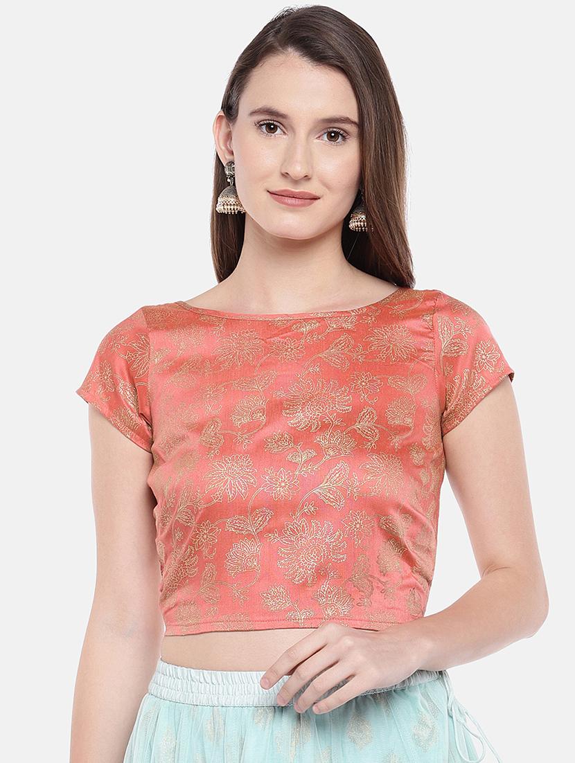 foil printed blouse - 16545404 -  Zoom Image - 0