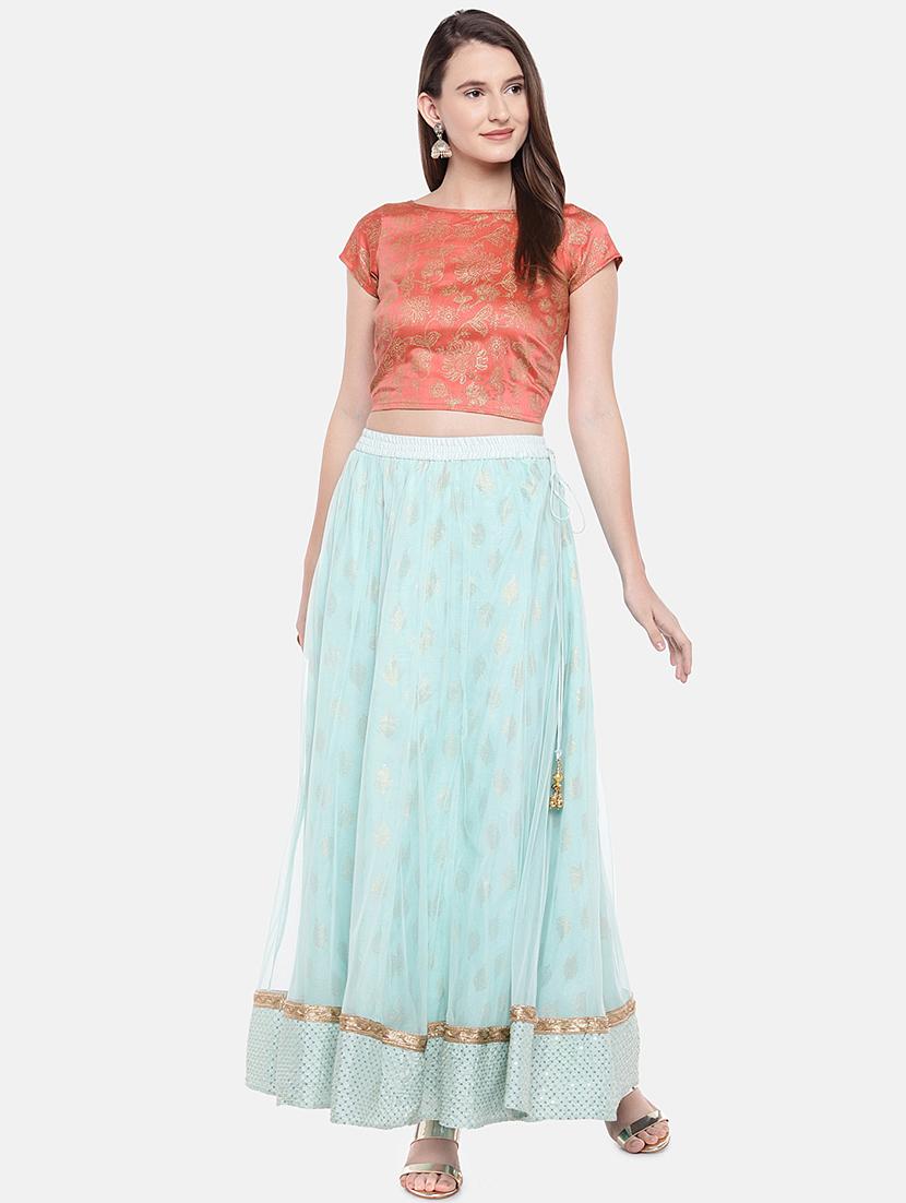 foil printed blouse - 16545404 - Standard Image - 3