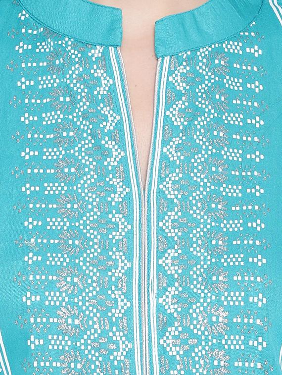 printed kurta palazzo set - 16545936 - Standard Image - 3