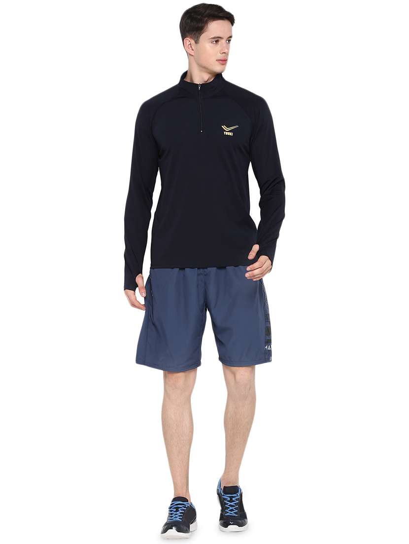 navy blue solid raglan sweatshirt - 16545984 - Standard Image - 3